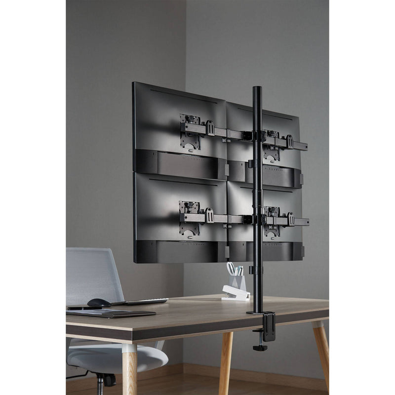 Rocstor ErgoReach EP5 Premium Quad Monitor Pole Mount