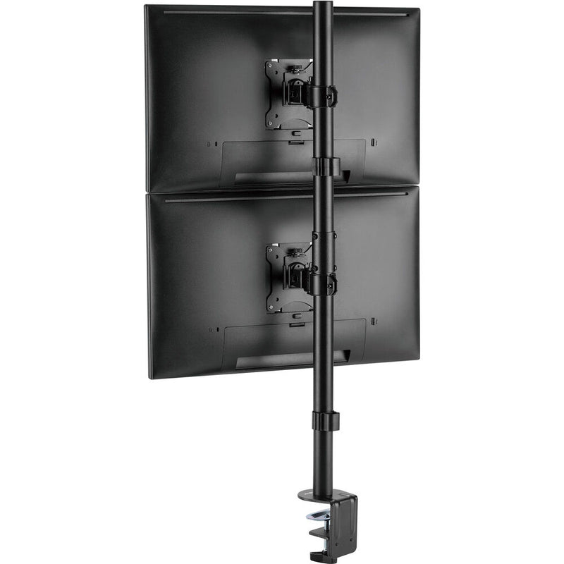 Rocstor ErgoReach EP6 Premium Dual Screen Monitor Mount with C-Clamp & Grommet