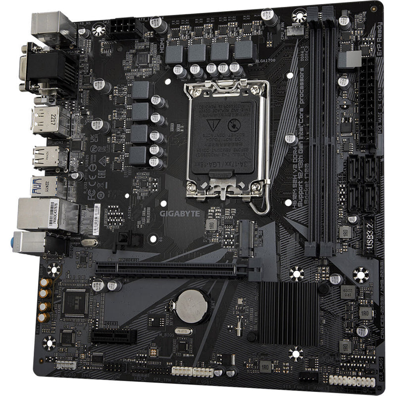 Gigabyte H610M S2H V2 DDR4 LGA 1700 Micro-ATX Motherboard