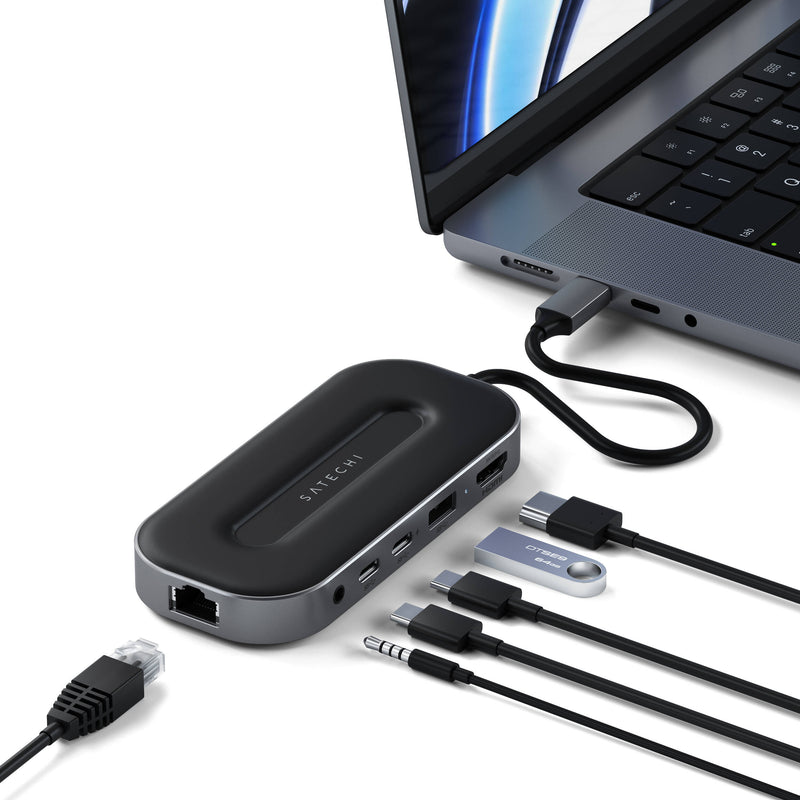 Satechi 6-in-1 USB4 Multi-Port Adapter with 2.5Gb Ethernet