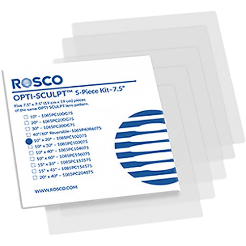 Rosco OPTI-SCULPT 5-Piece Design Kit (40 x 60&deg; Reversible, 7.5 x 7.5")