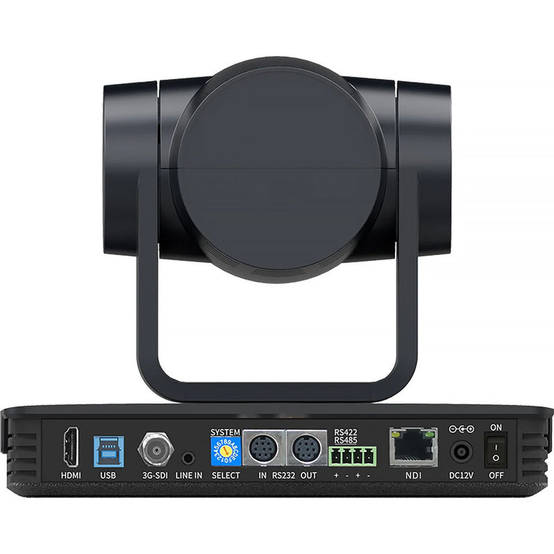 DVDO C4-1 1080p NDI HDMI/IP/3G-SDI/USB3.0 PTZ Camera with 20x Zoom & AI Auto Tracking (Black)