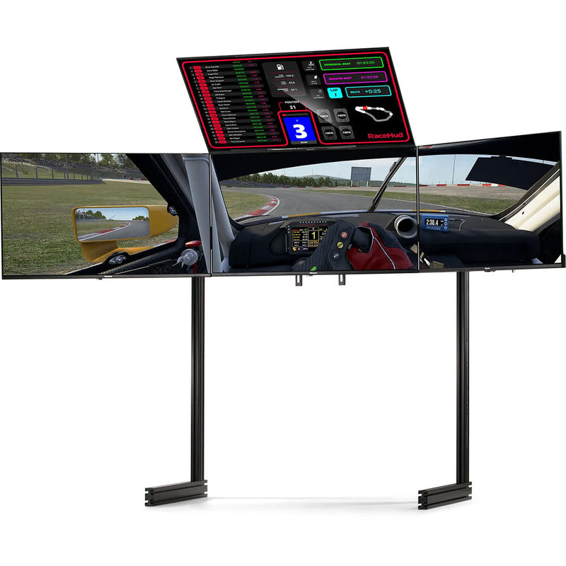 Next Level Racing Elite Freestanding Quad Monitor Stand (Black)