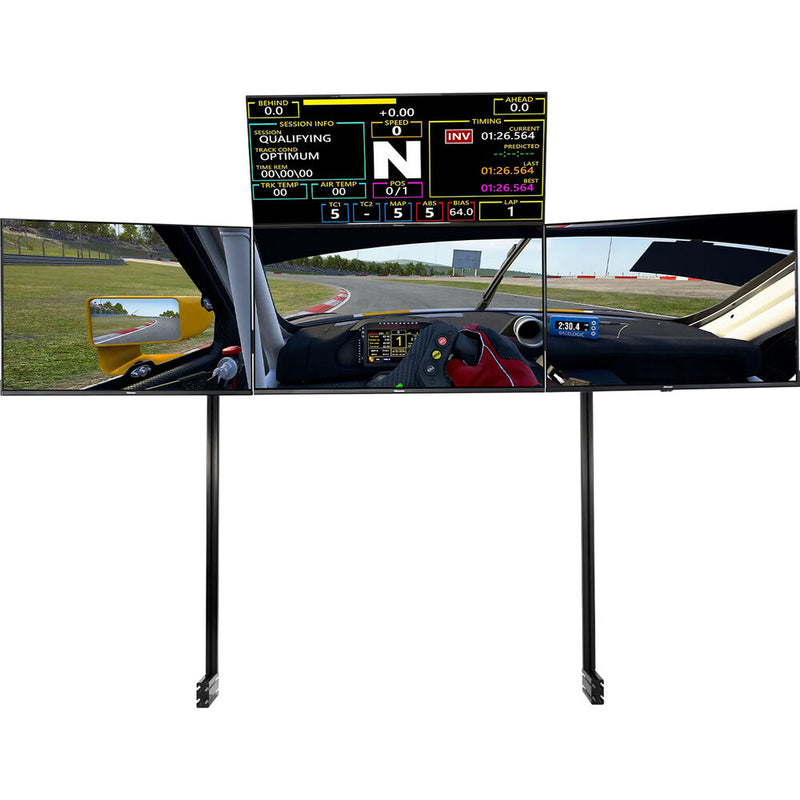 Next Level Racing Elite Freestanding Quad Monitor Stand (Black)