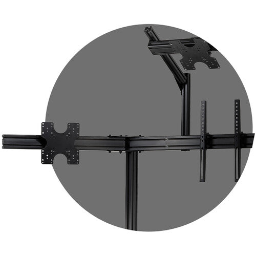 Next Level Racing Elite Freestanding Quad Monitor Stand (Black)