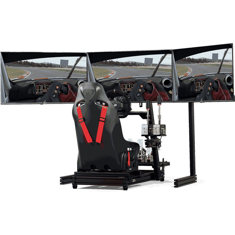 Next Level Racing Elite Freestanding Triple Monitor Stand (Black)