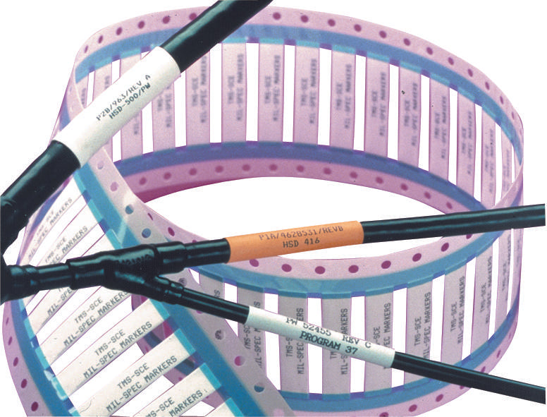 RAYCHEM - TE CONNECTIVITY TMS-SCE-1/4-2.0-9 WIRE ID SLEEVE, HEAT SHRINK, 6.35MM ID, 50MM L, WHITE, SP250