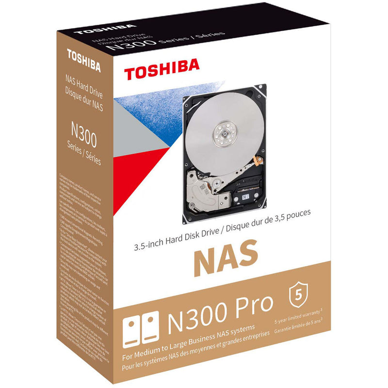 Toshiba 4TB N300 7200 rpm SATA III 3.5" Internal NAS HDD