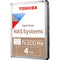 Toshiba 4TB N300 7200 rpm SATA III 3.5" Internal NAS HDD