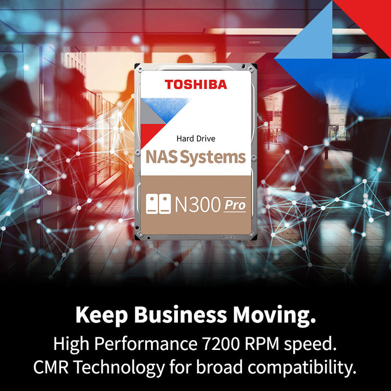 Toshiba 4TB N300 7200 rpm SATA III 3.5" Internal NAS HDD