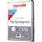 Toshiba 12TB X300 Performance 3.5" CMR Internal Hard Drive