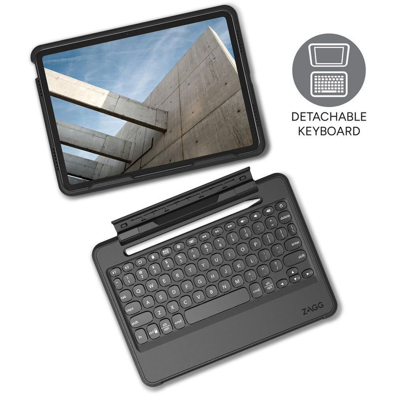 ZAGG Rugged Book Wireless Keyboard & Case for 10.9" Apple iPad 10th Gen (Black)