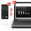 ZAGG Rugged Book Wireless Keyboard & Case for 10.9" Apple iPad 10th Gen (Black)
