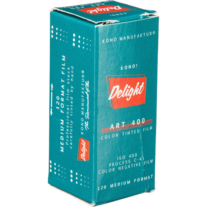 KONO Delight Art 400 Color Negative Film (120 Roll Film, Expired 04/2024)