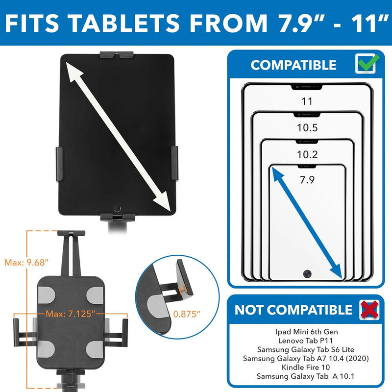 Mount-It! Anti-Theft Tablet Floor Stand