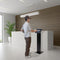 Mount-It! Anti-Theft Floor Standing Tablet Kiosk for Select iPad Models (Black)