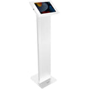 Mount-It! Anti-Theft Floor Standing Tablet Kiosk for Select iPad Models (White)