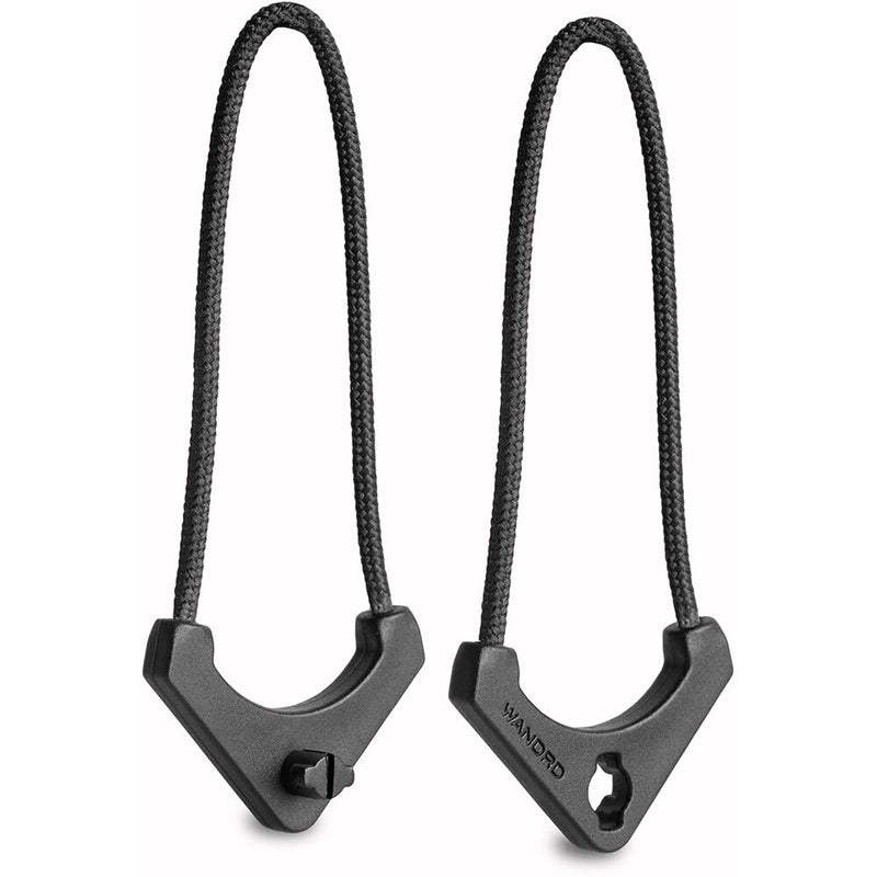 WANDRD WORRYLESS Locking Zipper Puller (Black, 6-Pack)