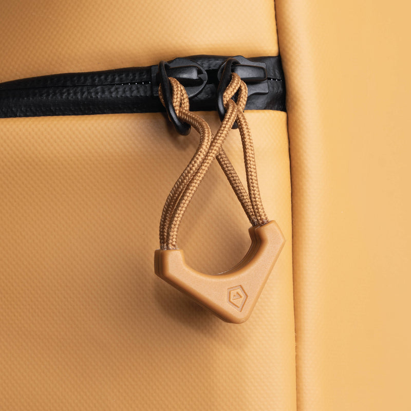 WANDRD WORRYLESS Locking Zipper Puller (Dallol Yellow, 6-Pack)