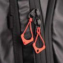 WANDRD WORRYLESS Locking Zipper Puller (Red, 6-Pack)