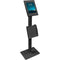 Mount-It! Anti-Theft Floor Stand with Document Holder for Apple iPad Black