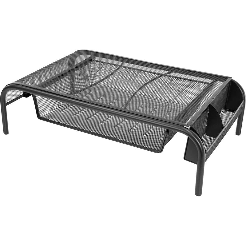 Mount-It! MI-7366 Metal Mesh Computer Monitor Stand and Riser with Pullout Drawer