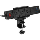 Mount-It! MI-7281B Power Strip and Clamp Desk Mount (Black)