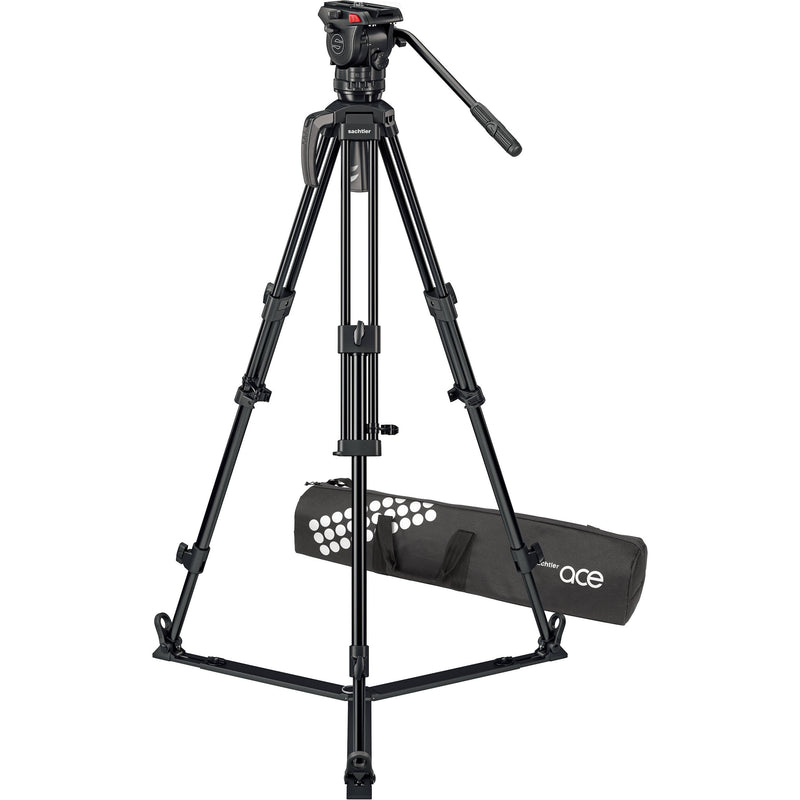 Sachtler 75/2 Mark II Aluminum Tripod System with Ace XL Fluid Head & Ground Spreader