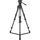 Sachtler 75/2 Mark II Aluminum Tripod System with Ace M Fluid Head & Ground Spreader