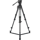 Sachtler 75/2 Mark II Aluminum Tripod System with Ace M Fluid Head & Ground Spreader