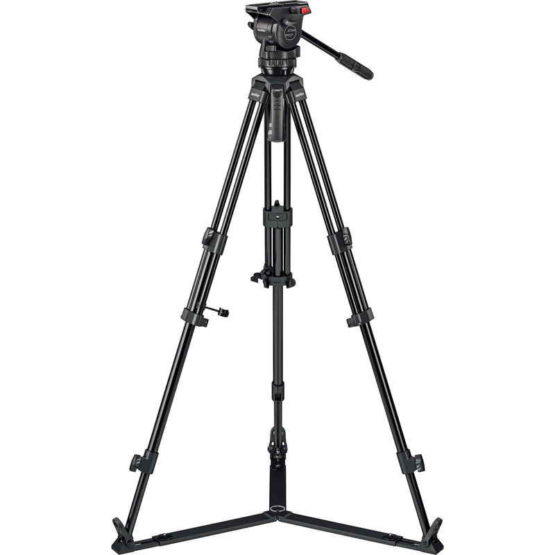 Sachtler 75/2 Mark II Aluminum Tripod System with Ace M Fluid Head & Ground Spreader