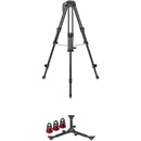 Sachtler 75/2 Mark II Carbon Fiber Tripod System with Mid-Level Spreader Set
