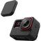 TELESIN Silicone Protective Case with Lens & Rear Screen Covers for Insta360 ACE (Black)
