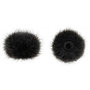 Bubblebee Industries The Windbubble PRO Fur Windscreen for Omni Lavalier Mics (Black, Medium, 2-Pack)