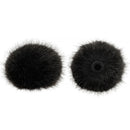 Bubblebee Industries The Windbubble PRO Extreme Fur Windscreen for Omni Lavalier Mics (Black, Medium, 2-Pack)