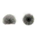 Bubblebee Industries The Windbubble PRO Fur Windscreen for Omni Lavalier Mics (Gray, Small, 2-Pack)