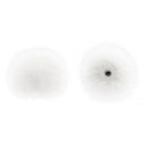 Bubblebee Industries The Windbubble PRO Extreme Fur Windscreen for Omni Lavalier Mics (White, Small, 2-Pack)