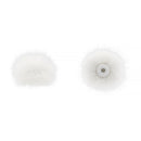 Bubblebee Industries The Windbubble PRO Fur Windscreen for Omni Lavalier Mics (White, XS, 2-Pack)