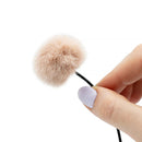 Bubblebee Industries The Windbubble PRO Fur Windscreen for Omni Lavalier Mics (Beige, Medium, Single)