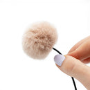Bubblebee Industries The Windbubble PRO Extreme Fur Windscreen for Omni Lavalier Mics (Beige, Medium, Single)