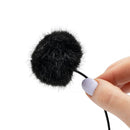 Bubblebee Industries The Windbubble PRO Extreme Fur Windscreen for Omni Lavalier Mics (Black, Medium, Single)