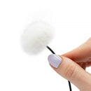 Bubblebee Industries The Windbubble PRO Fur Windscreen for Omni Lavalier Mics (White, Medium, Single)
