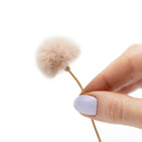 Bubblebee Industries The Windbubble PRO Fur Windscreen for Omni Lavalier Mics (Beige, Small, Single)
