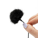 Bubblebee Industries The Windbubble PRO Extreme Fur Windscreen for Omni Lavalier Mics (Black, Small, Single)