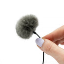 Bubblebee Industries The Windbubble PRO Extreme Fur Windscreen for Omni Lavalier Mics (Gray, Small, Single)