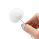 Bubblebee Industries The Windbubble PRO Extreme Fur Windscreen for Omni Lavalier Mics (White, Small, Single)
