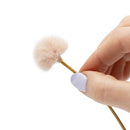 Bubblebee Industries The Windbubble PRO Fur Windscreen for Omni Lavalier Mics (Beige, XS, Single)
