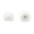 Bubblebee Industries The Windbubble PRO Extreme Fur Windscreen for Omni Lavalier Mics (White, XS, 2-Pack)