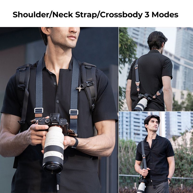 K&F Concept 32mm Camera Strap (Blue)