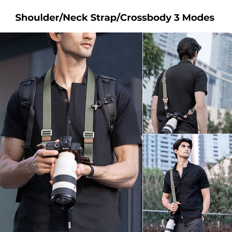 K&F Concept 32mm Camera Strap (Green)